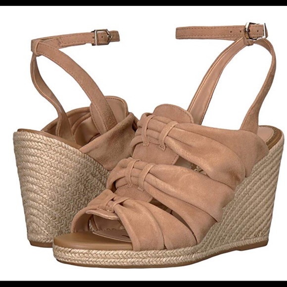 Sam Edelman’s Awan sandal in camel suede - Picture 1 of 8